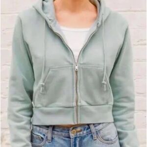 Brandy Cropped Zip up